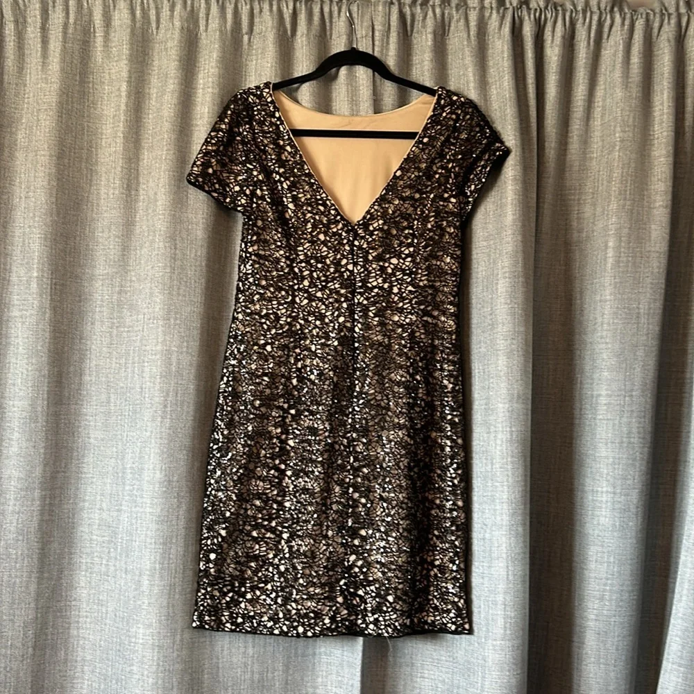 Aidan Mattox sequin shift dress - Picture 2 of 2